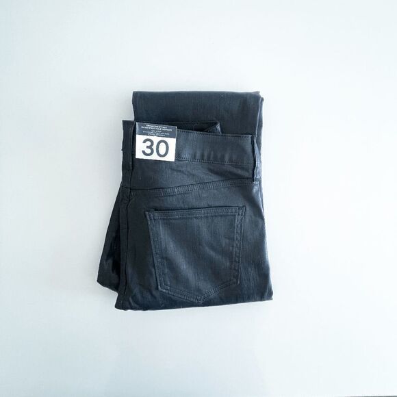 GAP Women's Jeans Vintage Slim Coated Sky High Rise True Black Foil Size 30 NWT - Picture 11 of 11